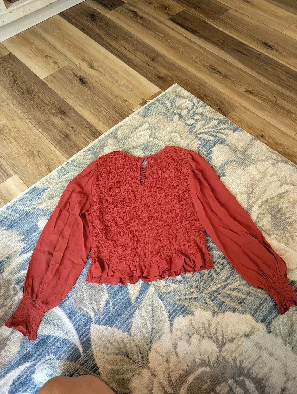 Boden Puff Long Sleeve Business Casual Top.